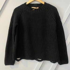 Brock Collection Cashmere distressed knit sweater